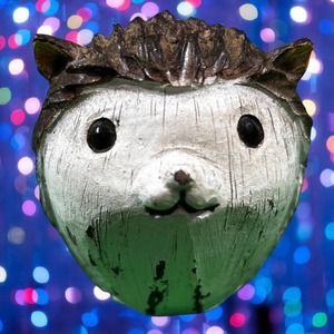At Home Honeybloom Hedgehog Figurine 3" x 3" x 2.5" Modern Farmhouse Decor